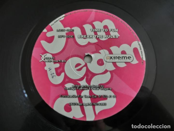 Discos de vinilo: Fun Team Djs &ndash; Time To Fun - Foto 3