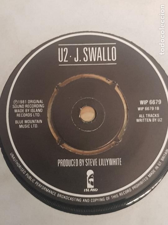 Discos de vinilo: U2 FIRE WIP 6679 ISLAND - Foto 2