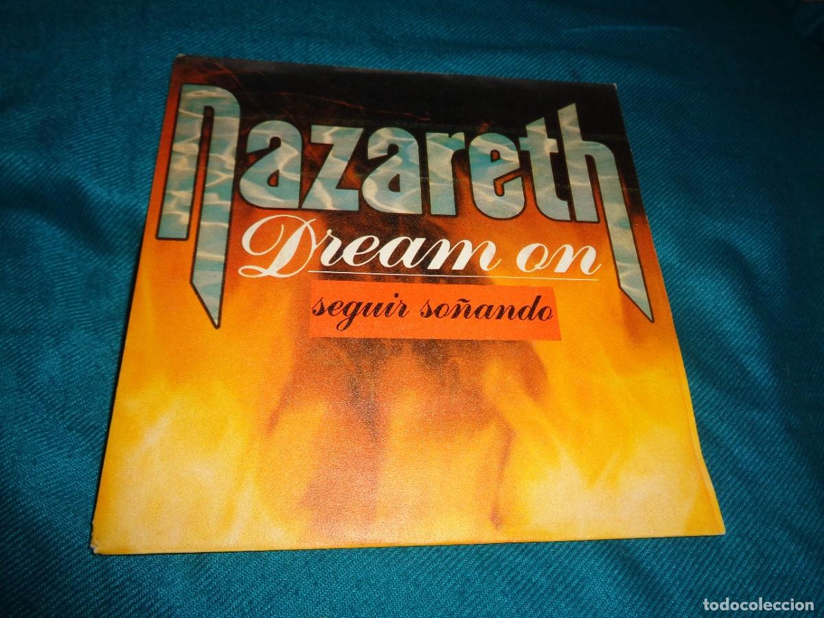 Discos de vinilo: NAZARETH. DREAM ON / GAMES. VERTIGO, 1982. SPAIN. IMPECABLE(#) - Foto 1