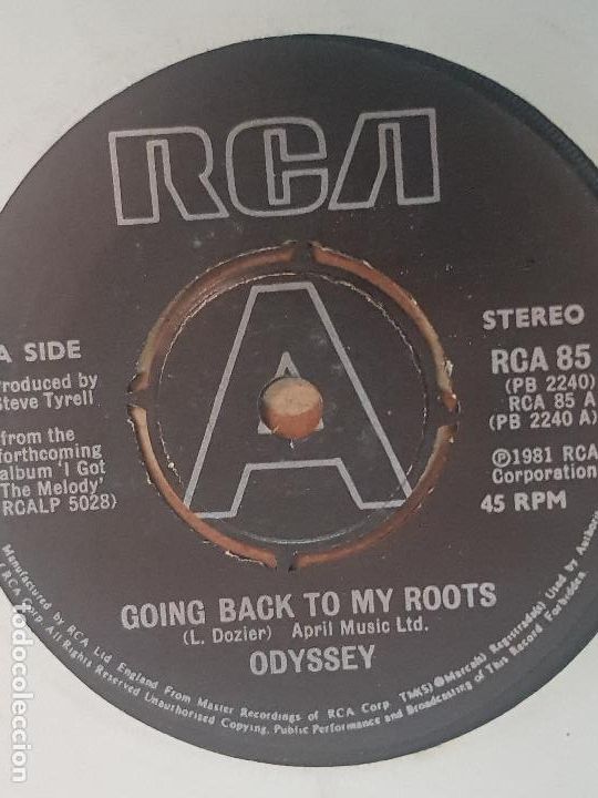 Discos de vinilo: ODYSSEY RCA 85 PB 2240 - Foto 1