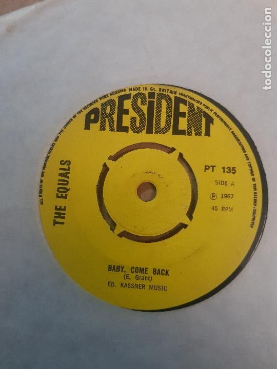 Discos de vinilo: THE EQUALS PT 135 - Foto 2