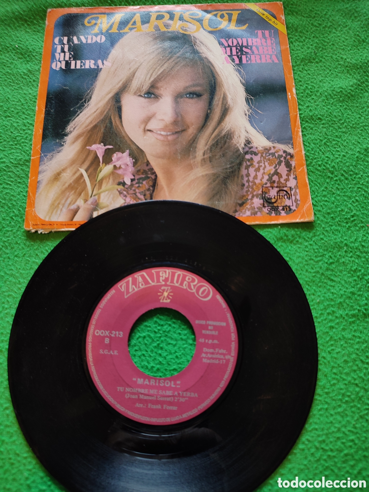 Discos de vinilo: Marisol - Cuando t&uacute; me quieras - Foto 2