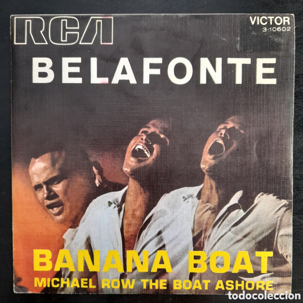 Harry Belafonte Banana Boat Michael Row The Boat Ashore. 1984 Espa a.Vinilo 7 45 RPM Single