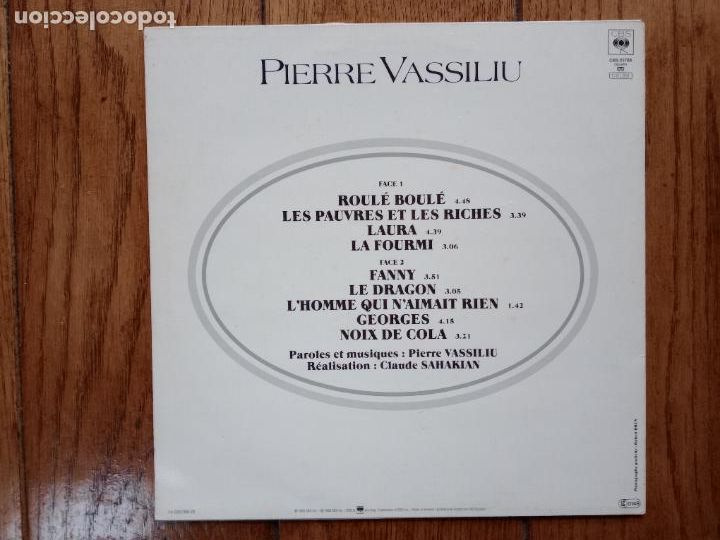 Discos de vinilo: Pierre Vassiliu - roule.... boule - Foto 2