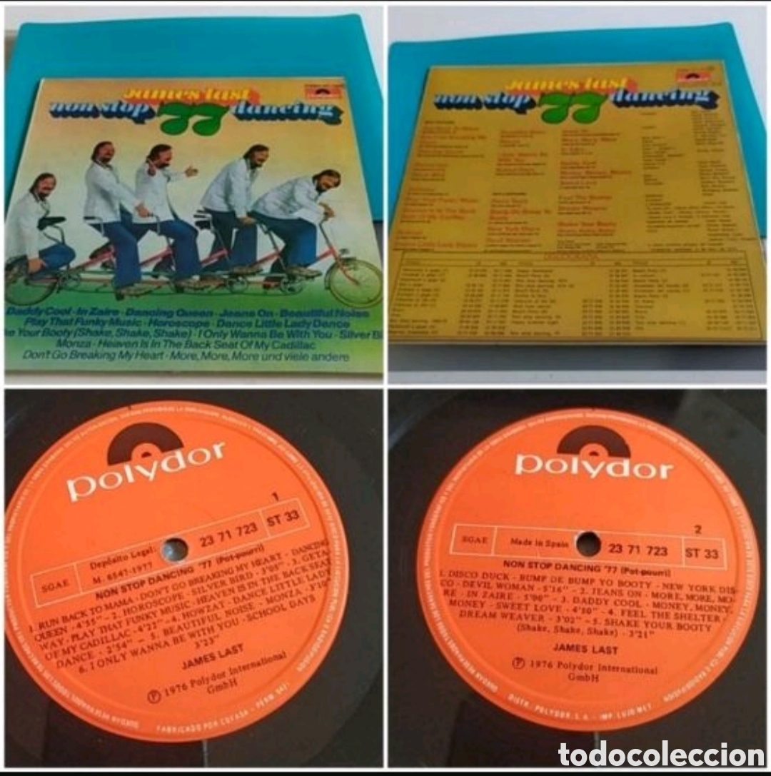 Discos de vinilo: Lp James Last. 77 non stop Dancing - Foto 1