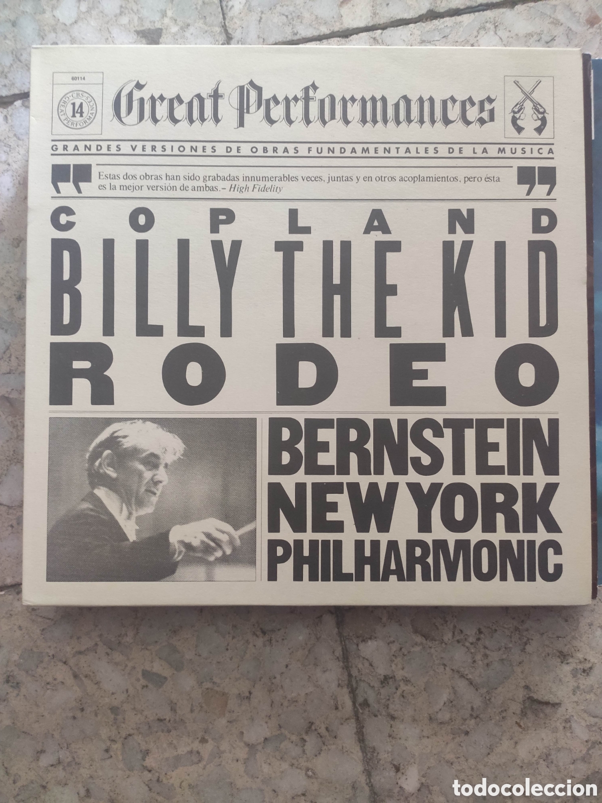 Discos de vinilo: LP BILLY THE KID RODEO BERNSTEIN GREAT PERFORMANCES - Foto 1