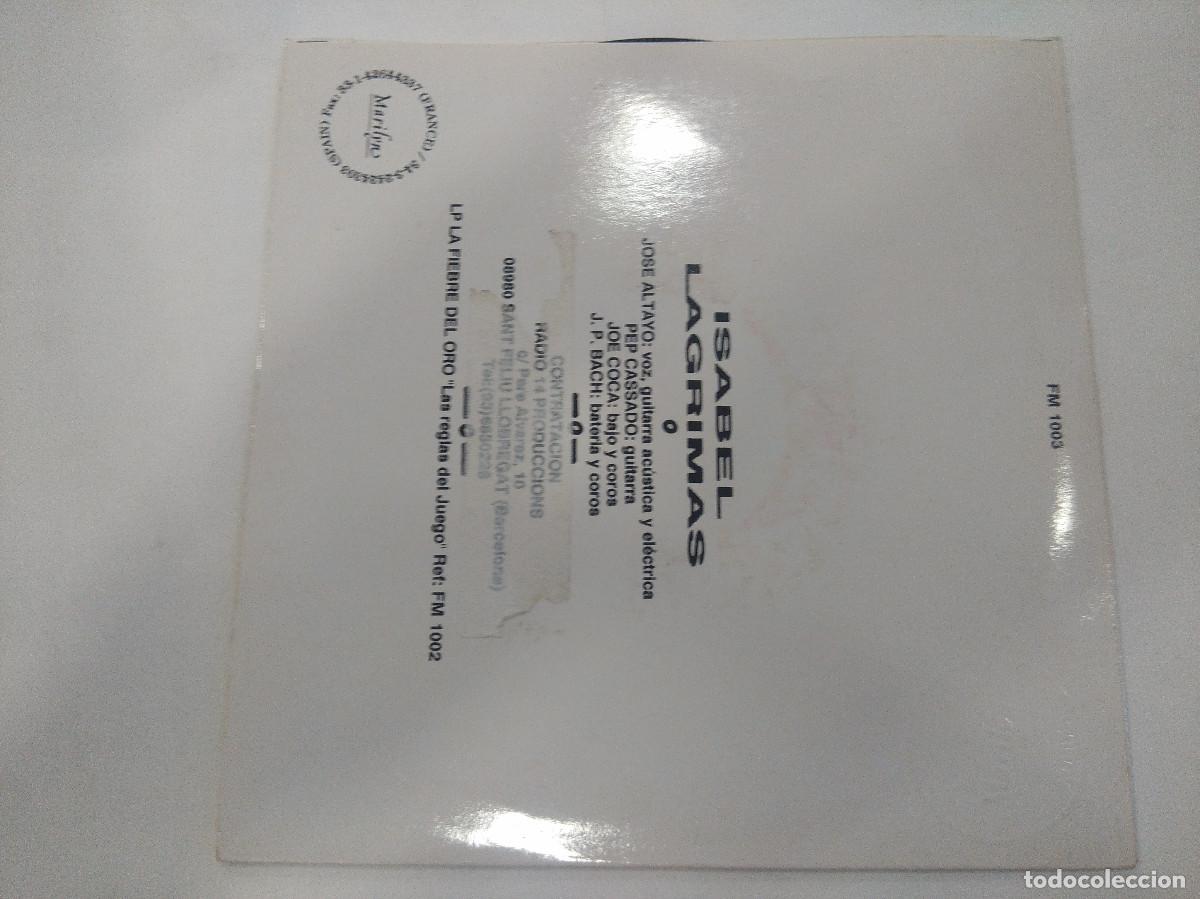 Discos de vinilo: LA FIEBRE DEL ORO/ISABEL/SINGLE. - Foto 3