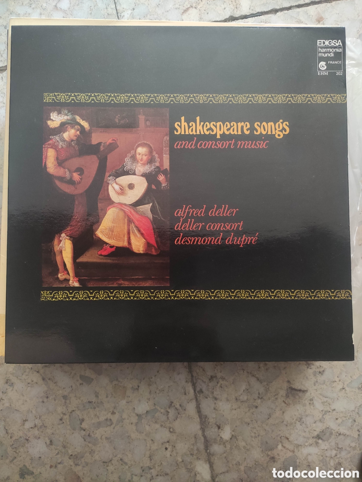 Discos de vinilo: LP SHAKESPEARE SONGS ALFRED DELLER DESMOND DUPRE, TODD WORTHLEY HARMONIA MUNDI 1980 EXCELENTE ESTADO