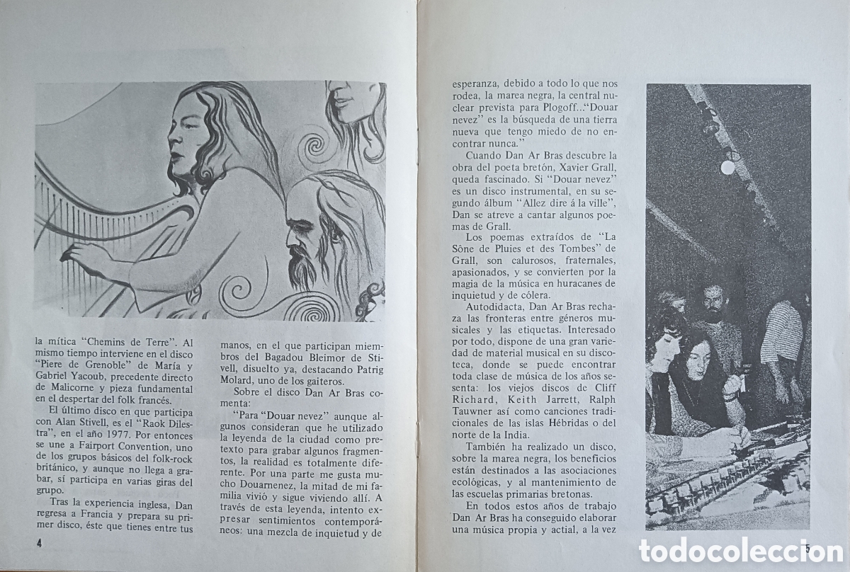 Discos de vinilo: Dan Ar Bras - Douar Nevez, 1979 - Foto 4