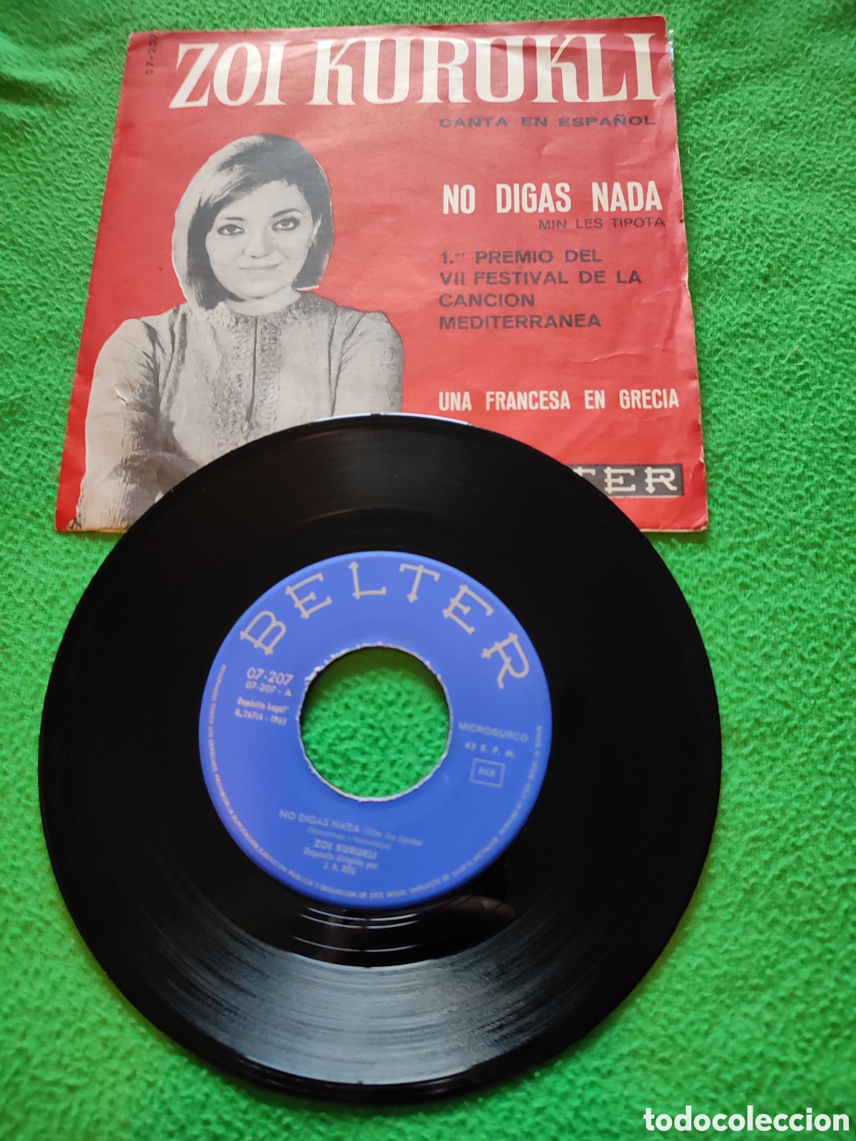 Discos de vinilo: Zoi Kurukli - No digas nada - Foto 2