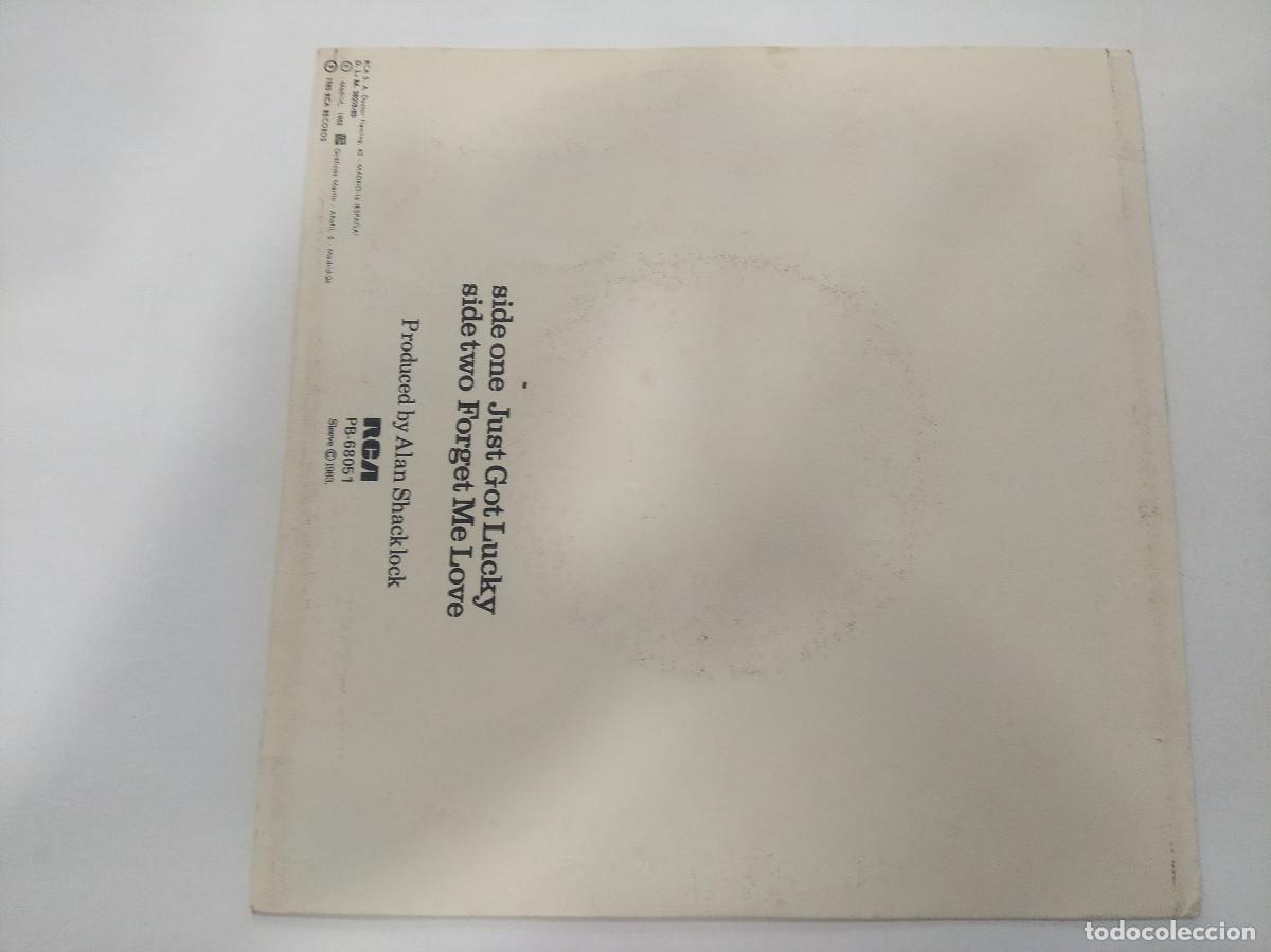 Discos de vinilo: JoBOXERS/JUST GOT LUCKY/SINGLE. - Foto 3