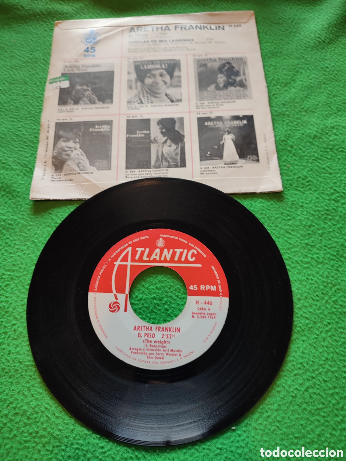 Discos de vinilo: Aretha Franklin - El peso - Foto 2