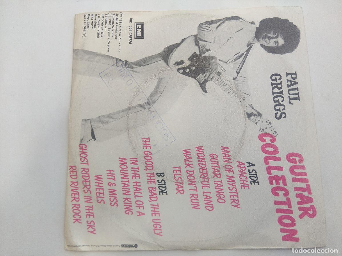 Discos de vinilo: PAUL GRIGGS/GUITAR COLLECTION/SINGLE. - Foto 3