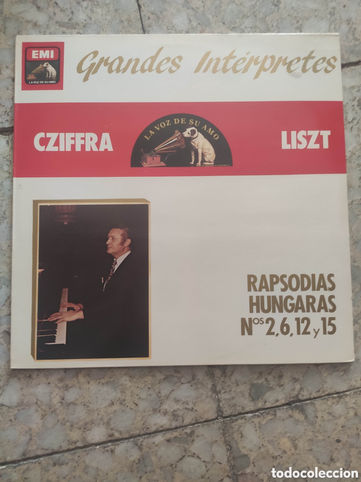 Vinyl records: LP CZIFFRA LISZT RAPSODIAS HUNGARAS N&ordm; 2 6 12 Y 15 GRANDES INTERPRETES