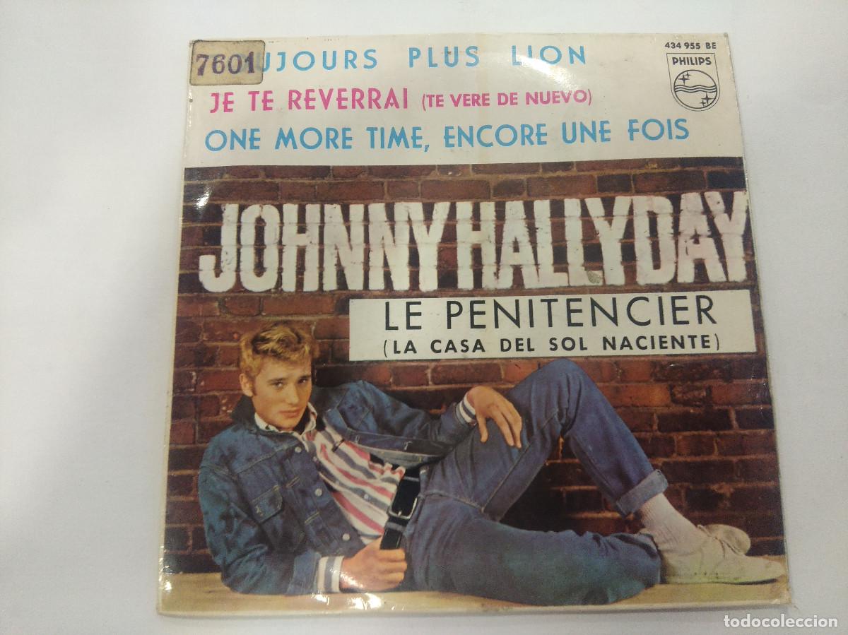 Discos de vinilo: JOHNNY HALLYDAY/LE PENITENCIER/SINGLE. - Foto 1