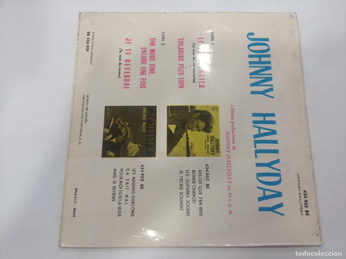 Discos de vinilo: JOHNNY HALLYDAY/LE PENITENCIER/SINGLE. - Foto 3