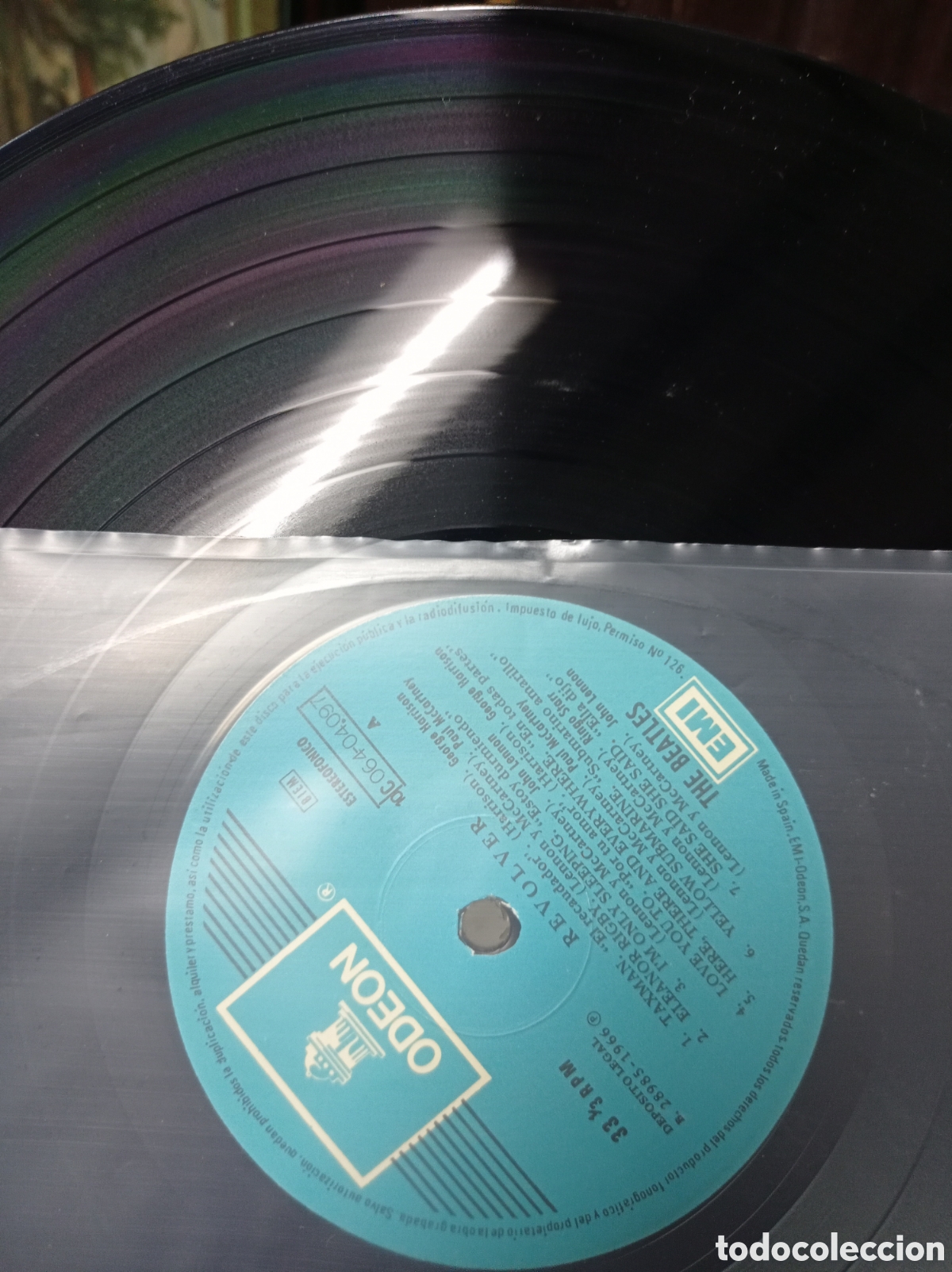Discos de vinilo: Disco LP THE BEATLES - REVOLVER - Foto 10