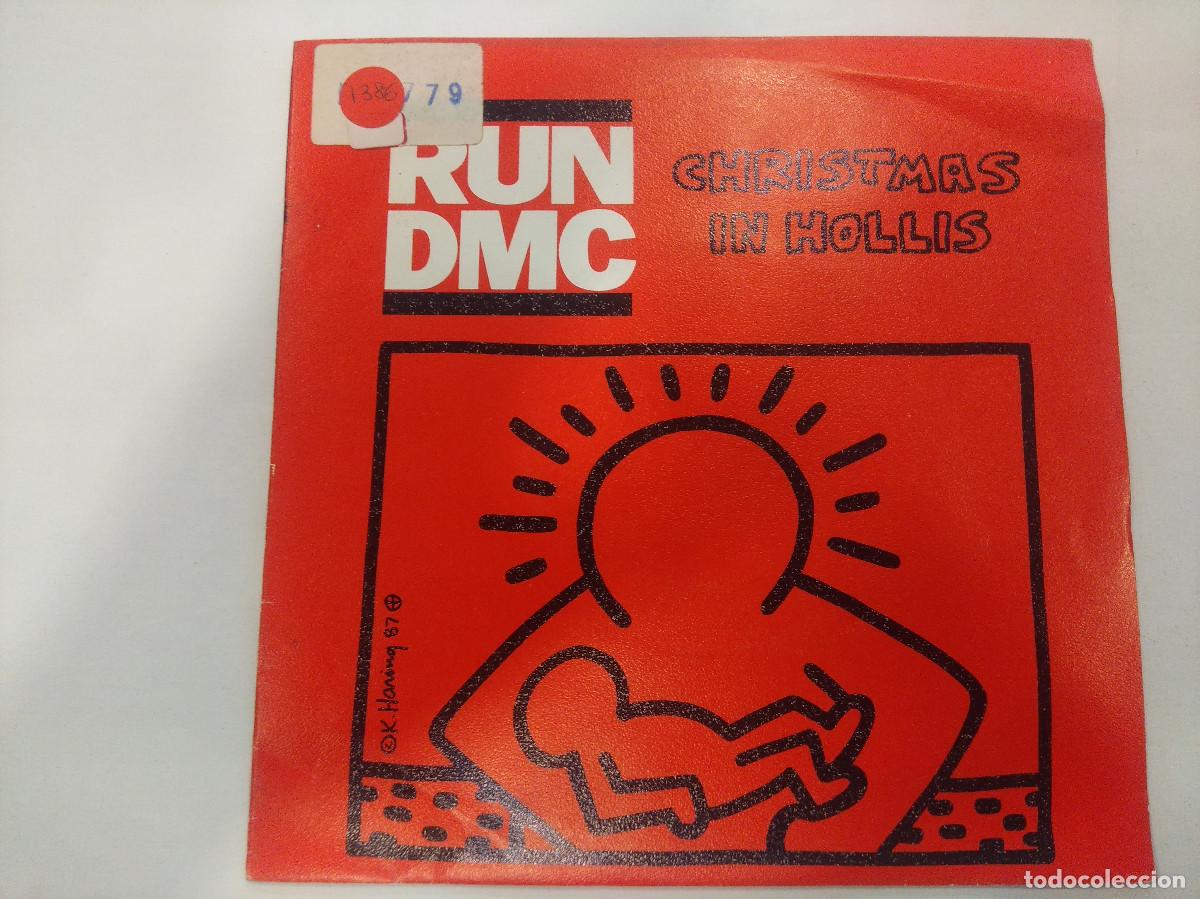 Discos de vinilo: RUN DMC/CHRISTMAS IN HOLLIS/SINGLE. - Foto 1