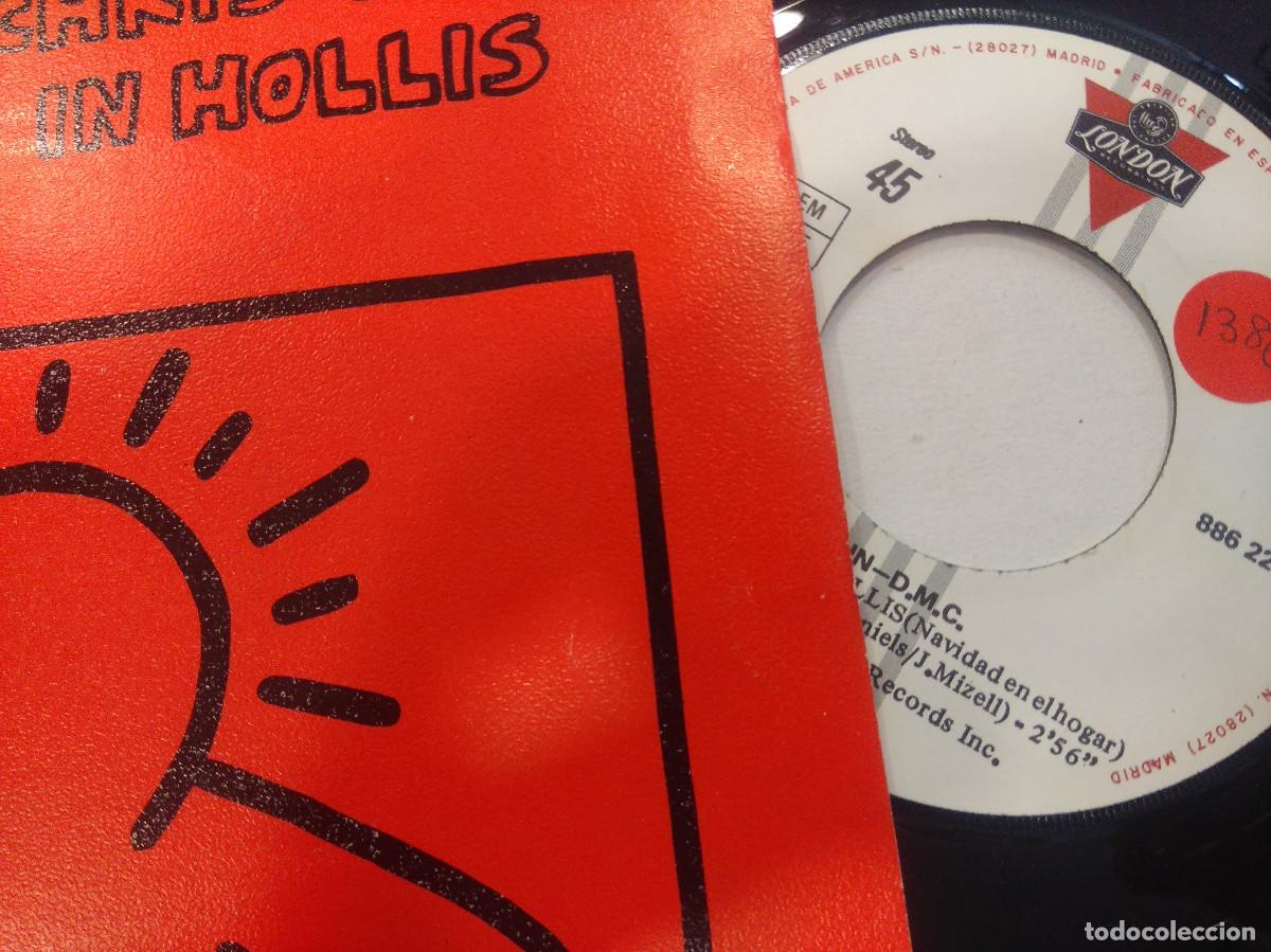 Discos de vinilo: RUN DMC/CHRISTMAS IN HOLLIS/SINGLE. - Foto 2