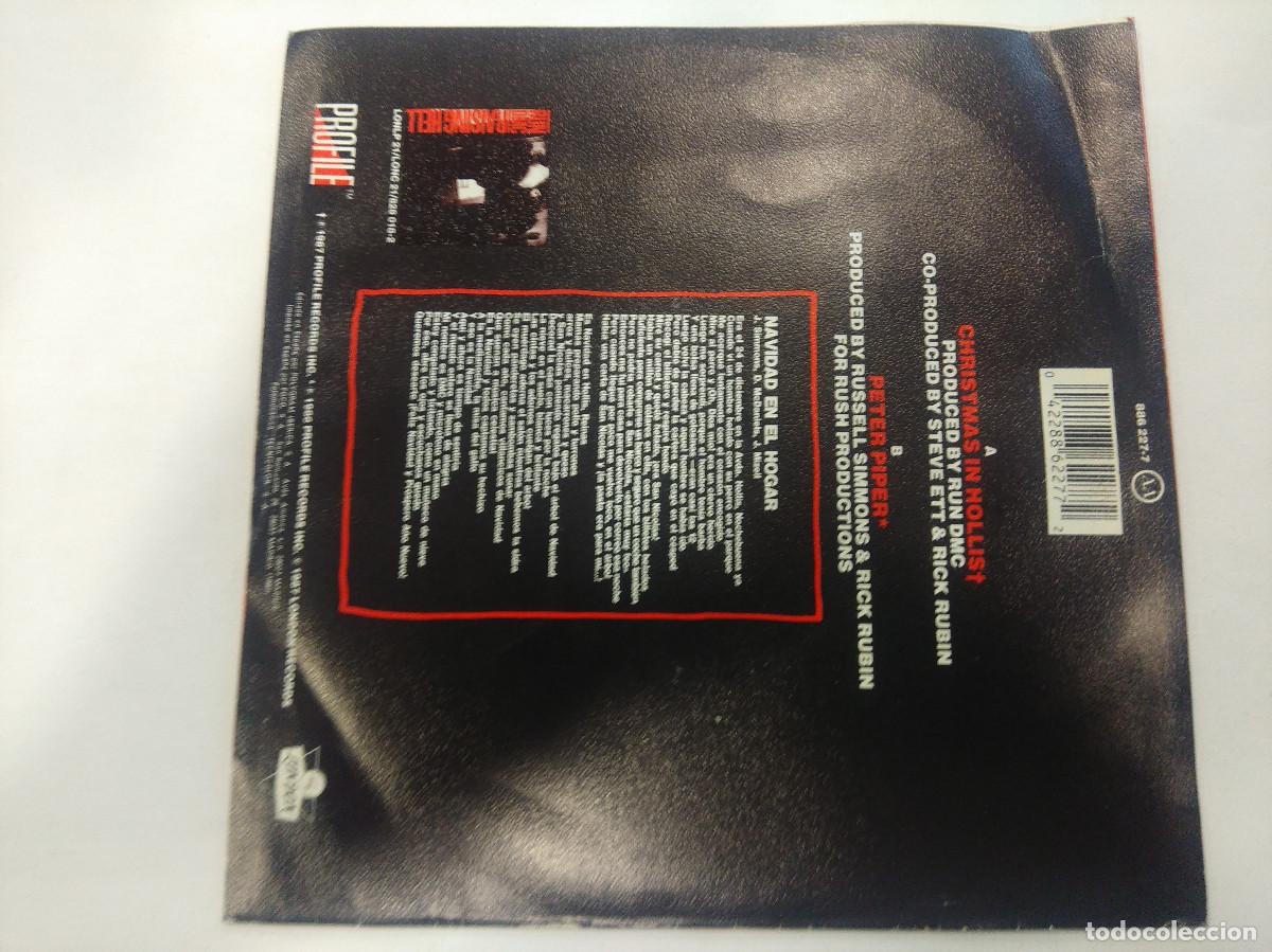 Discos de vinilo: RUN DMC/CHRISTMAS IN HOLLIS/SINGLE. - Foto 3