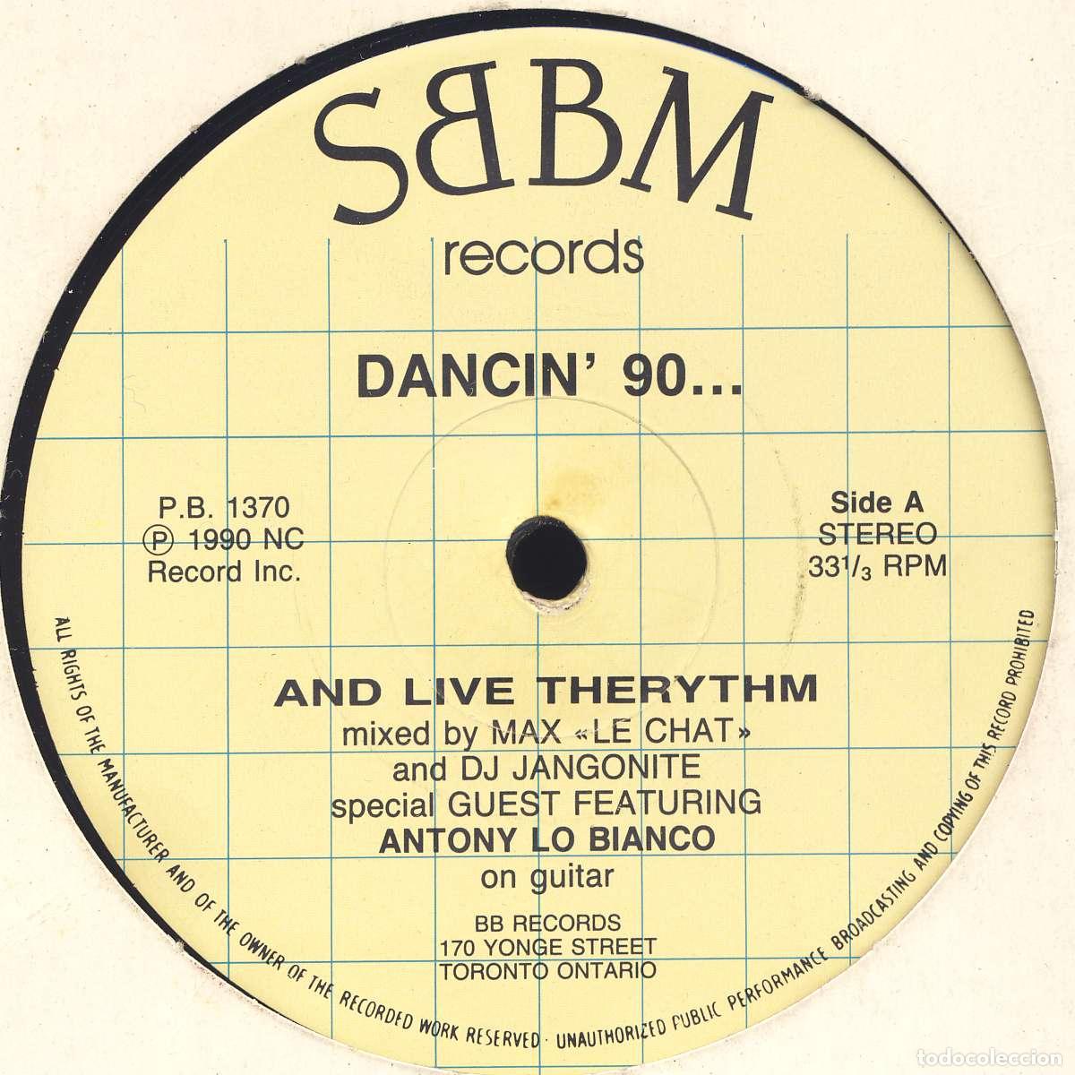 Discos de vinilo: Dancin 90... And Live Therythm - Various - Foto 1