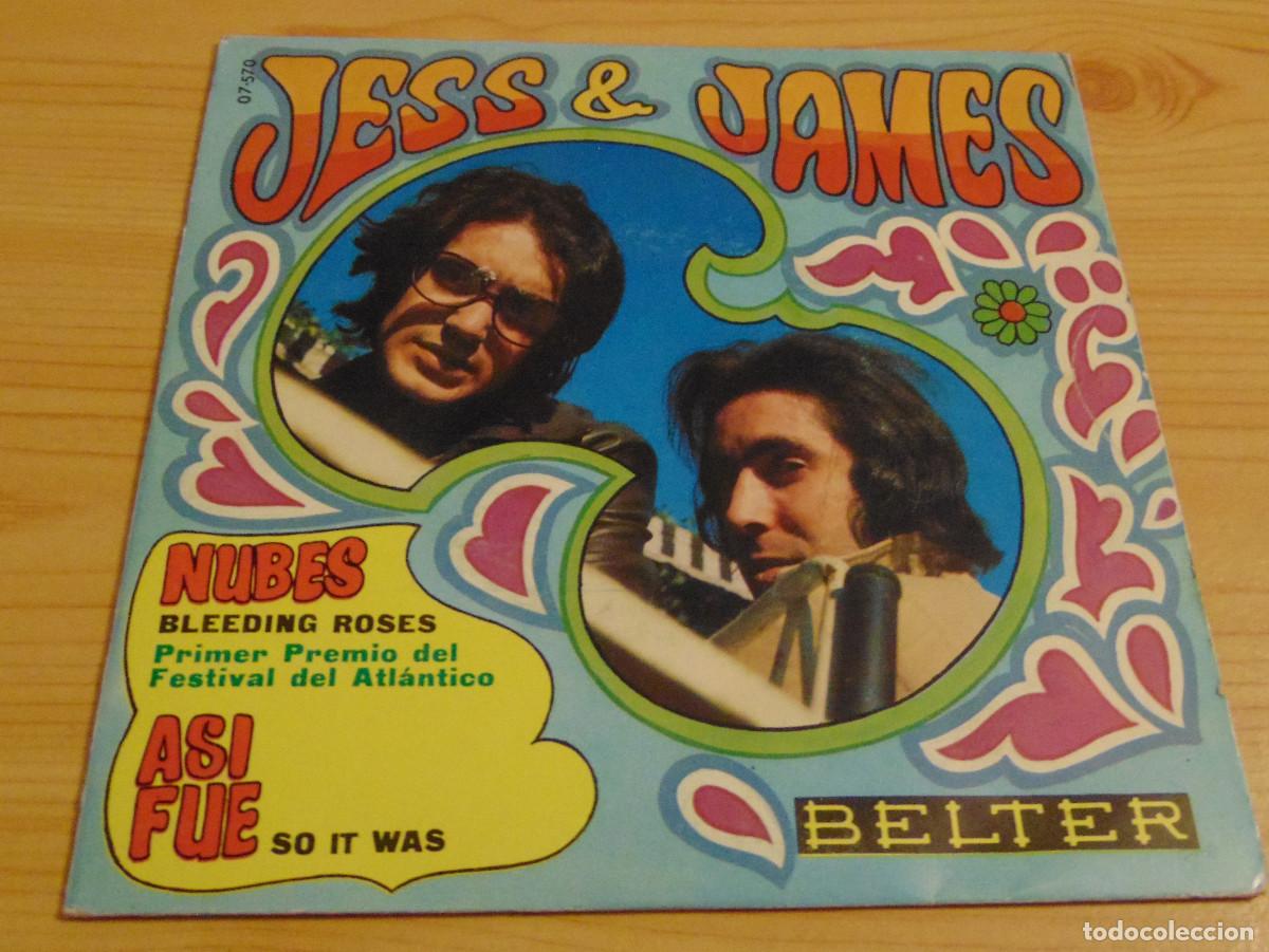 Discos de vinilo: Jess & James &ndash; NUBES - SINGLE 1969 - Foto 1