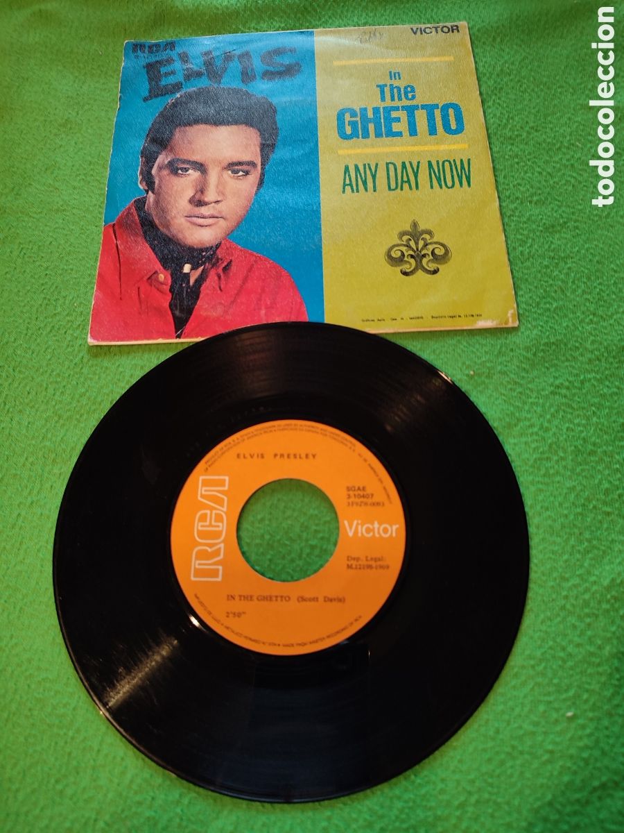 Discos de vinilo: Elvis Presley - In The ghetto - Foto 2