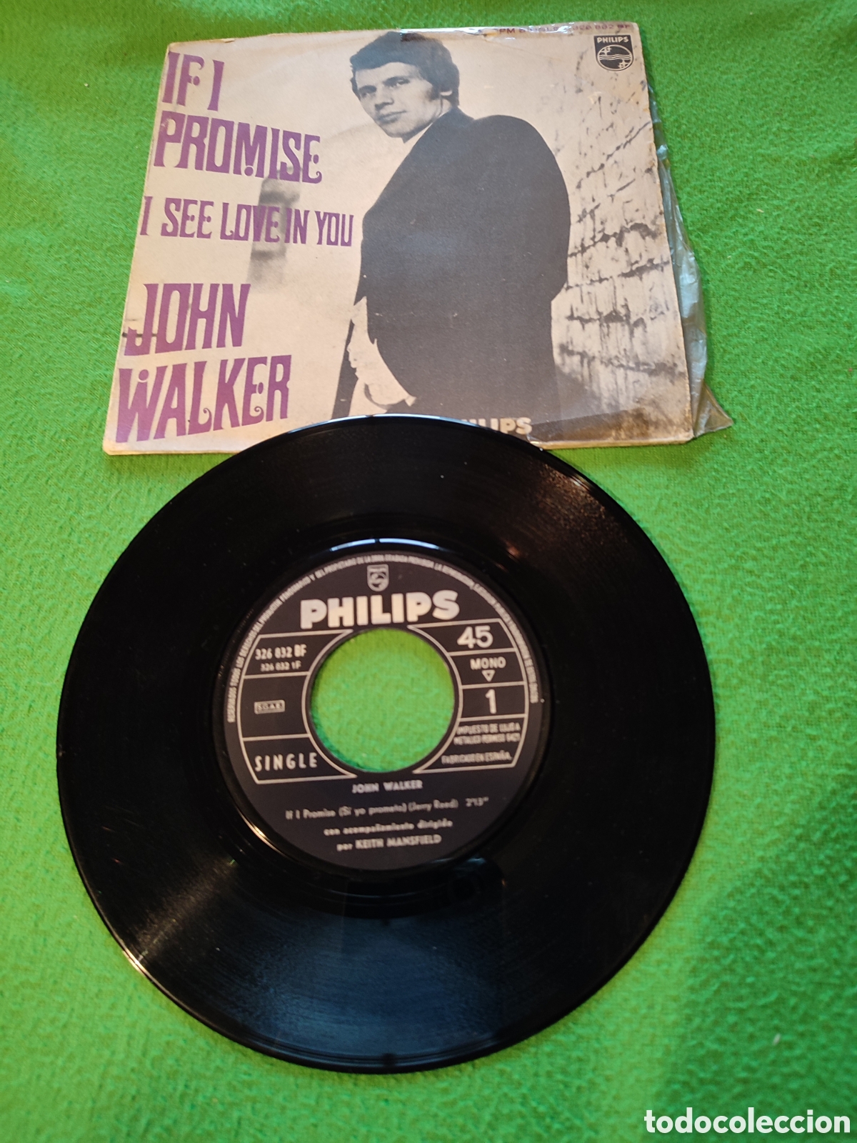 Discos de vinilo: John Walker - If i promise - Foto 2