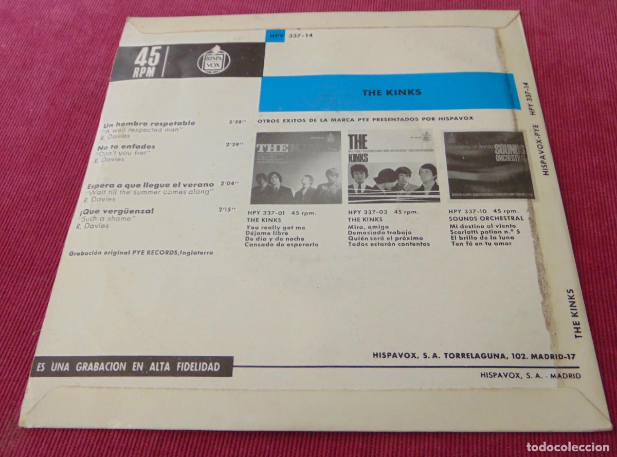 Discos de vinilo: The Kinks &ndash; Kwyet Kinks! - EP 1965 - Foto 2