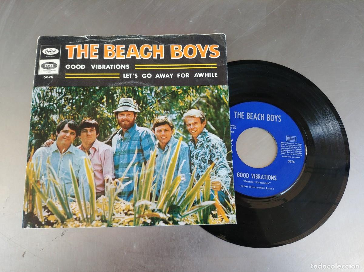 Discos de vinilo: THE BEACH BOYS-SINGLE GOOD VIBRATIONS - Foto 1