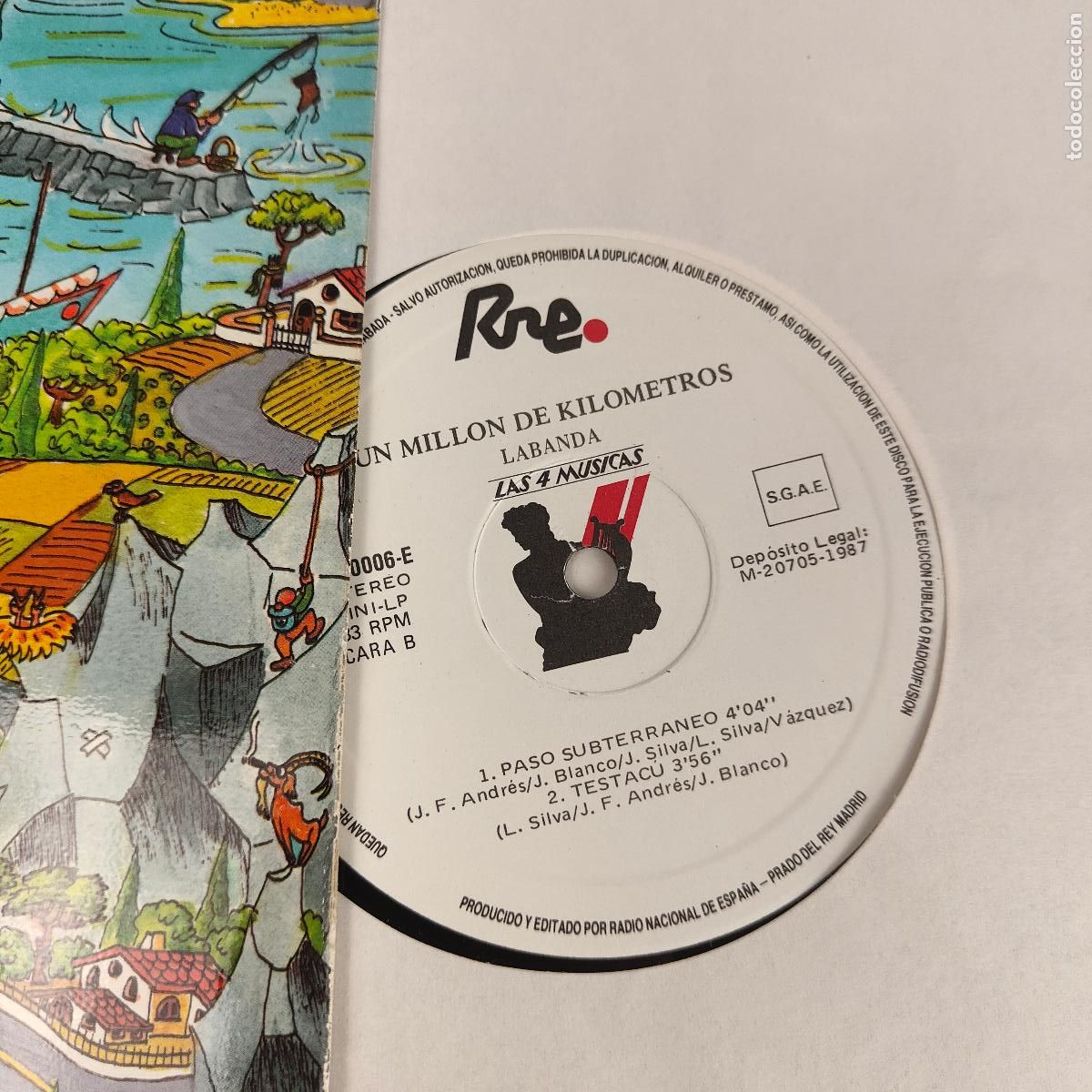 Discos de vinilo: UN MILLON DE KILOMETROS - LABANDA - Foto 2