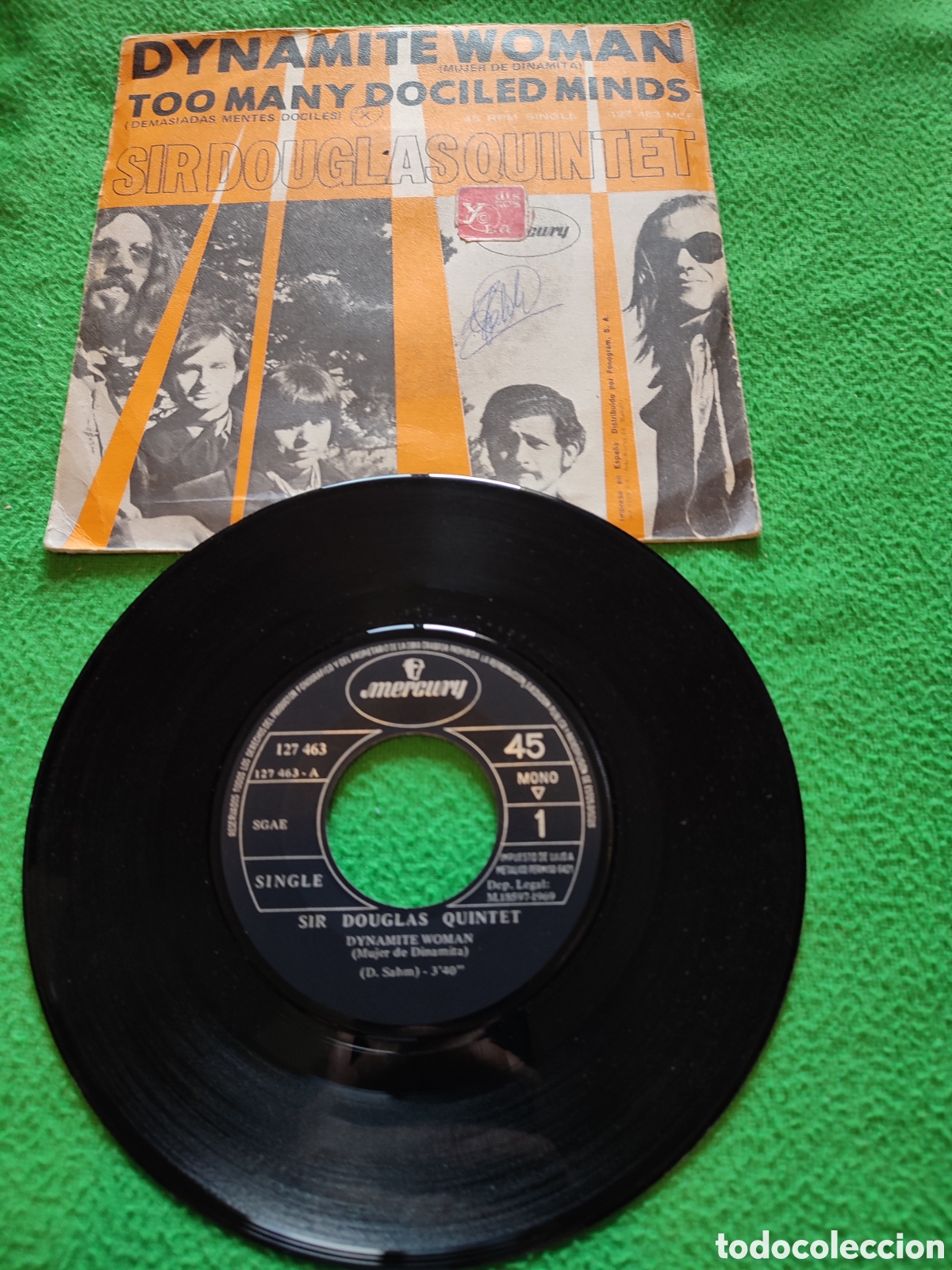 Discos de vinilo: Sir Douglas Quintet - Dynamite woman - Foto 2