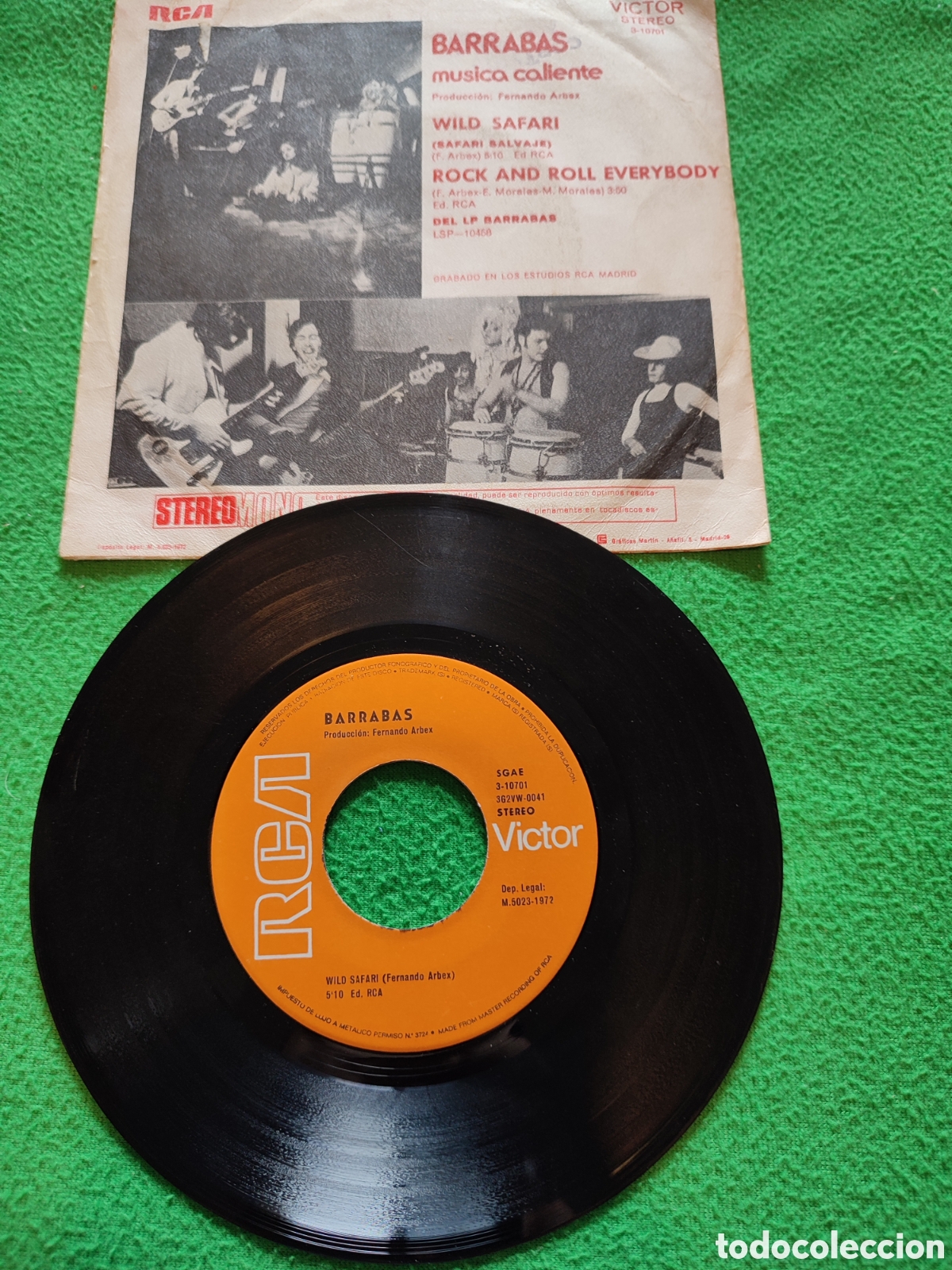 Discos de vinilo: Barrab&aacute;s - Wild safari - Foto 2
