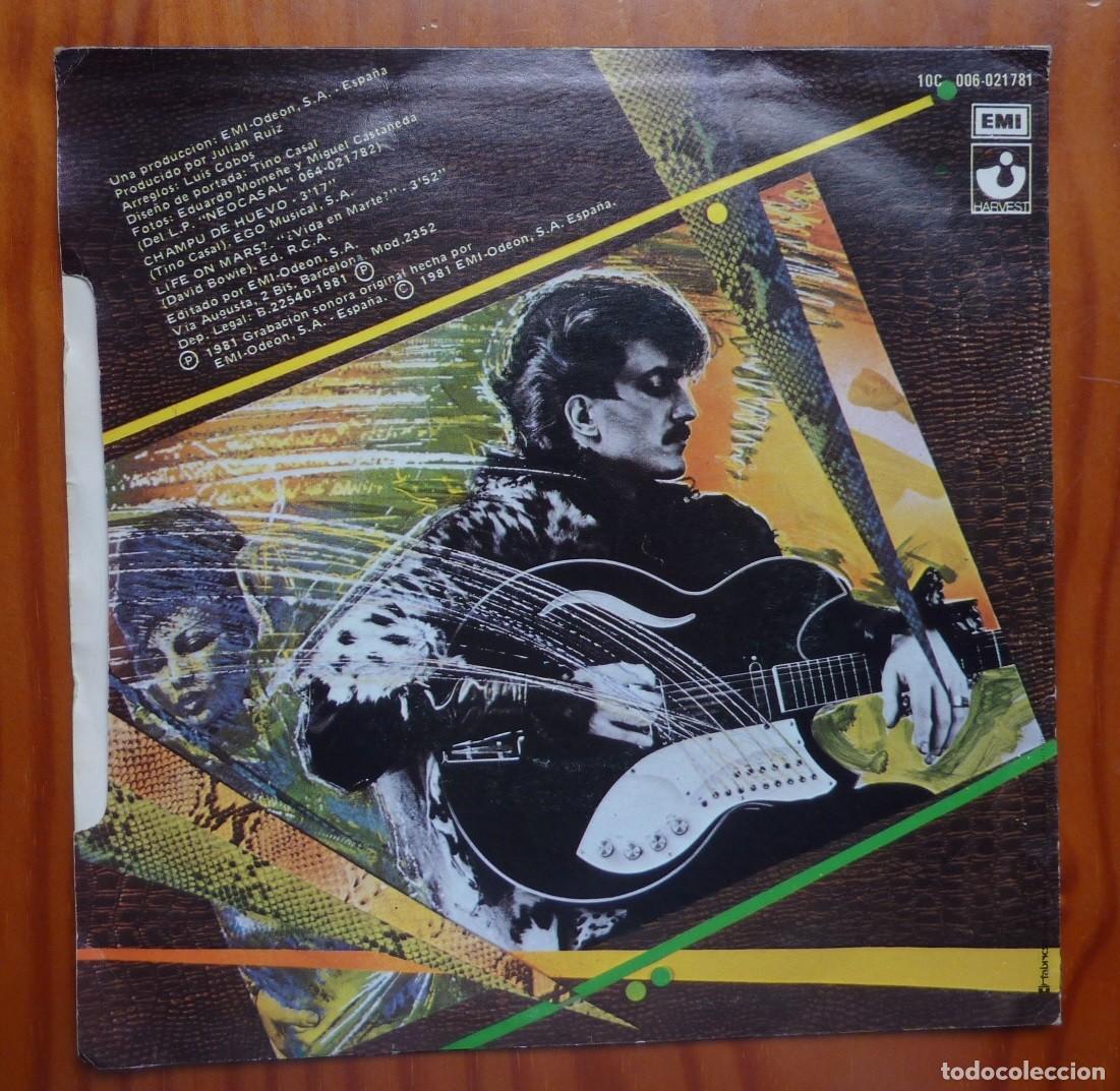 Discos de vinilo: CASAL / CHAMPU DE HUEVO / 1981 / SINGLE - Foto 2
