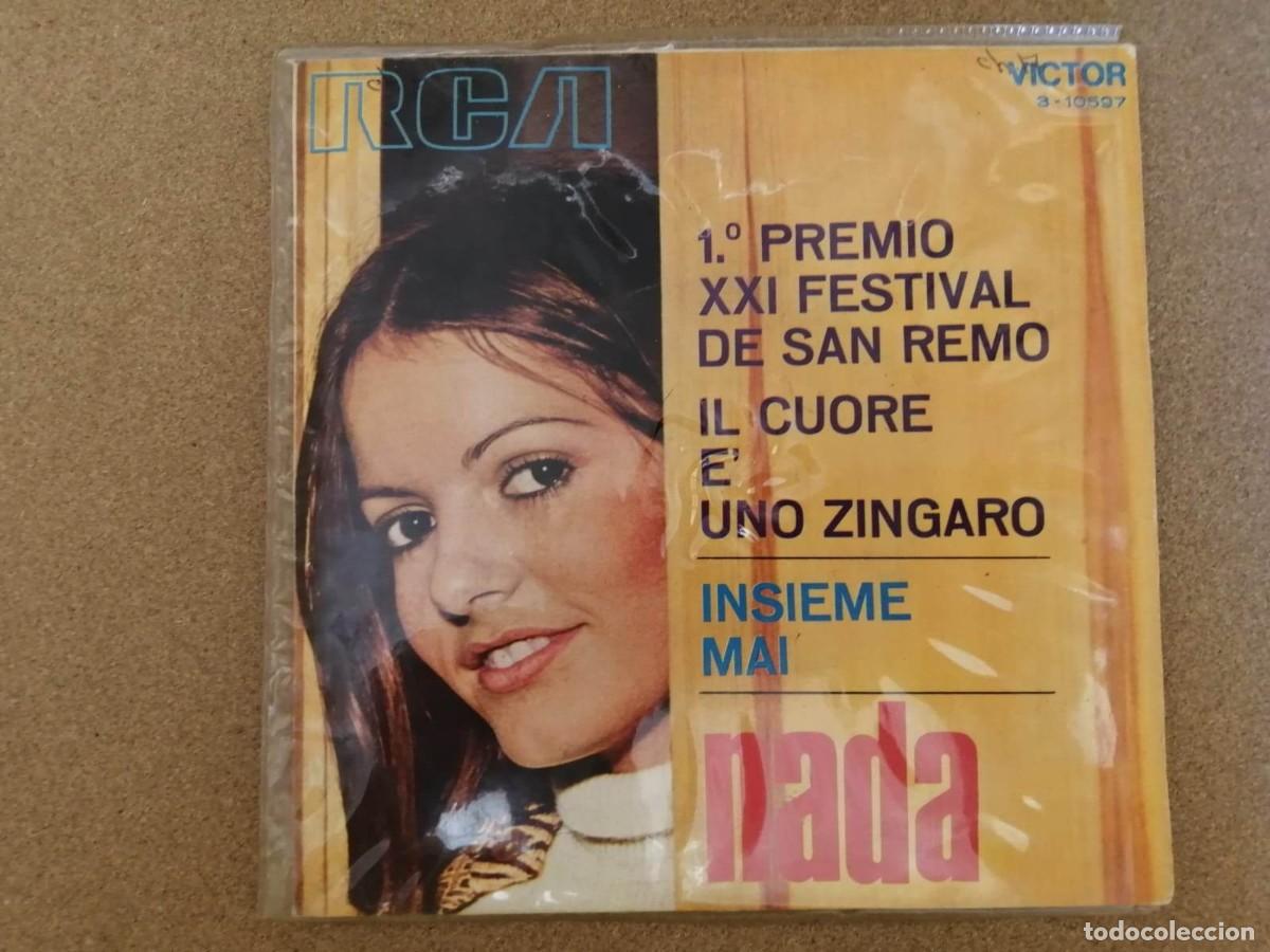 Discos de vinilo: DISCO SINGLE. NADA (IL CUORE E UNO ZINGARO - INSIEME MAI) - Foto 1