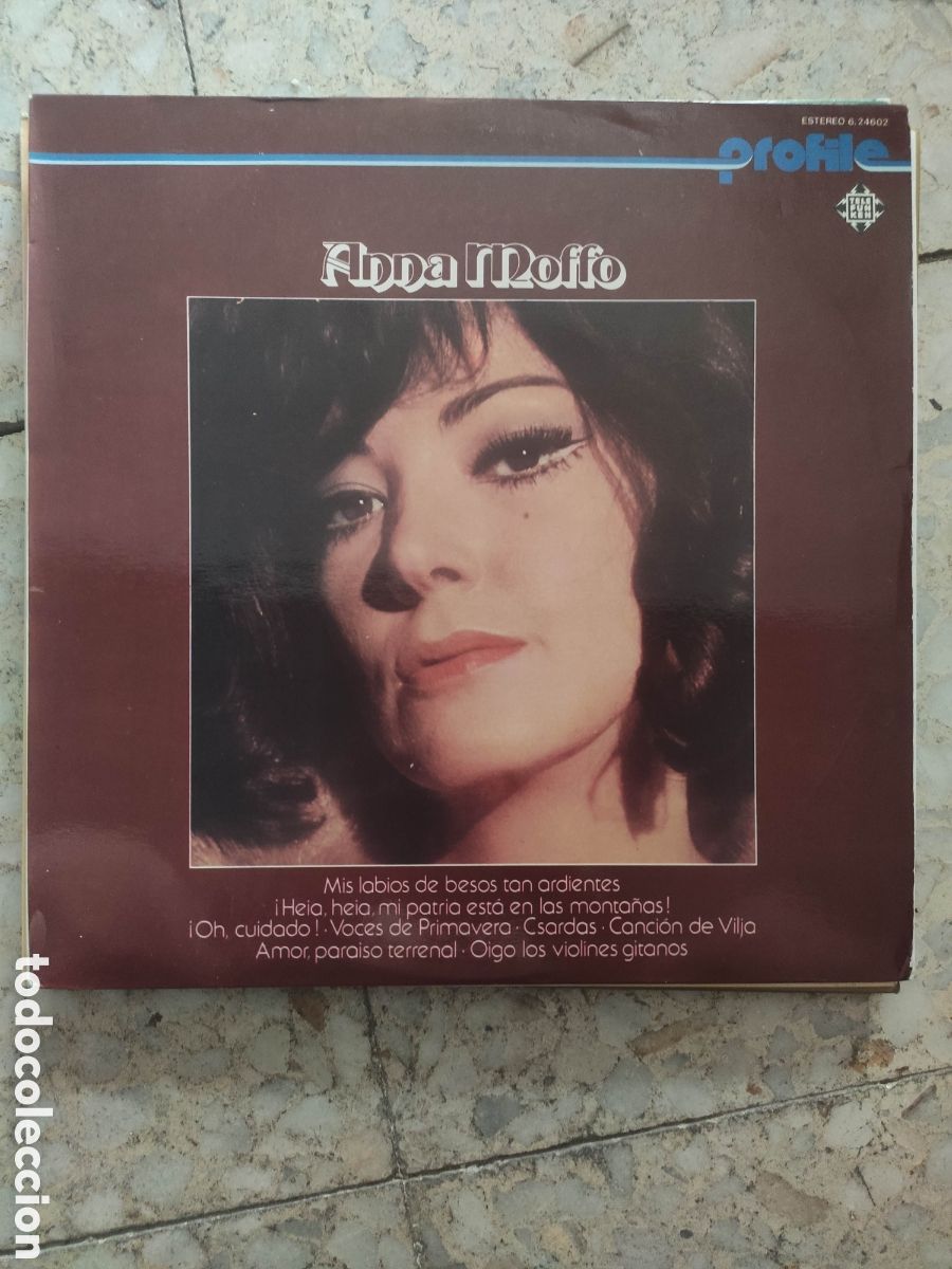 Dischi in vinile: LP ANNA MOFFO MIS LABIOS DE BESOS TAN ARDIENTES. FRANZ JOSEF BREUER. TELEFUNKUEN 1969