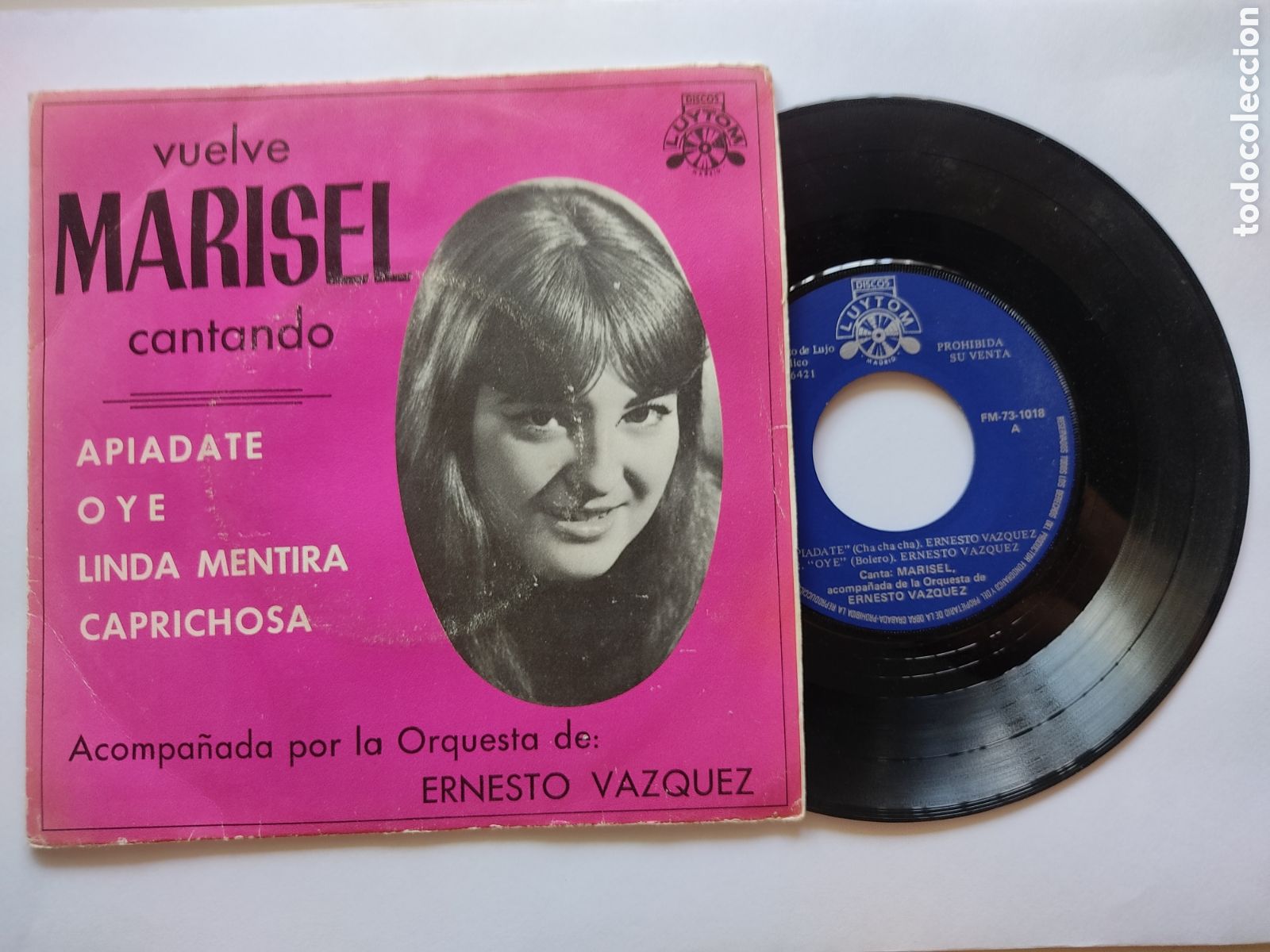 Discos de vinilo: vuelve marisel cantando apiadate + 3 - Foto 1