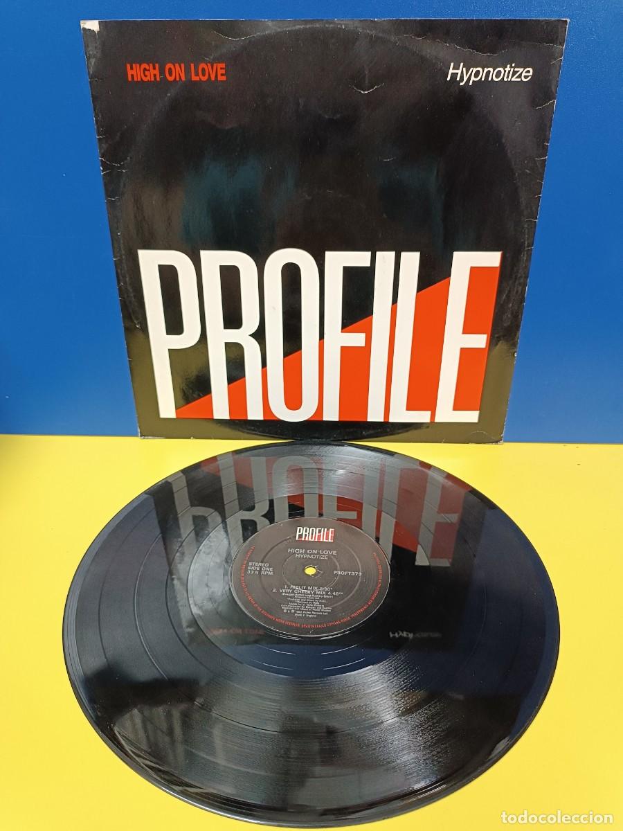 Discos de vinilo: DISCO DE VINILO - PROFILE - HYPNOTIZE - HIGH ON LOVE - Foto 1