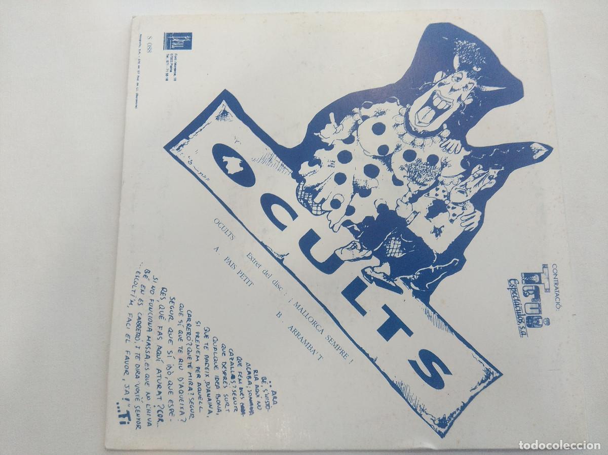 Discos de vinilo: OCULTS/PAIS PETIT/SINGLE. - Foto 3