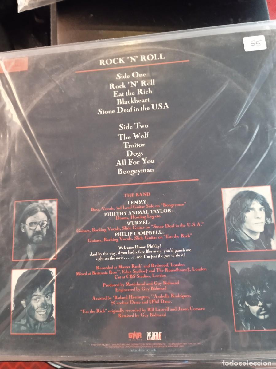 Discos de vinilo: MOT&Ouml;RHEAD- ROCK N ROLL. LP USA - Foto 2