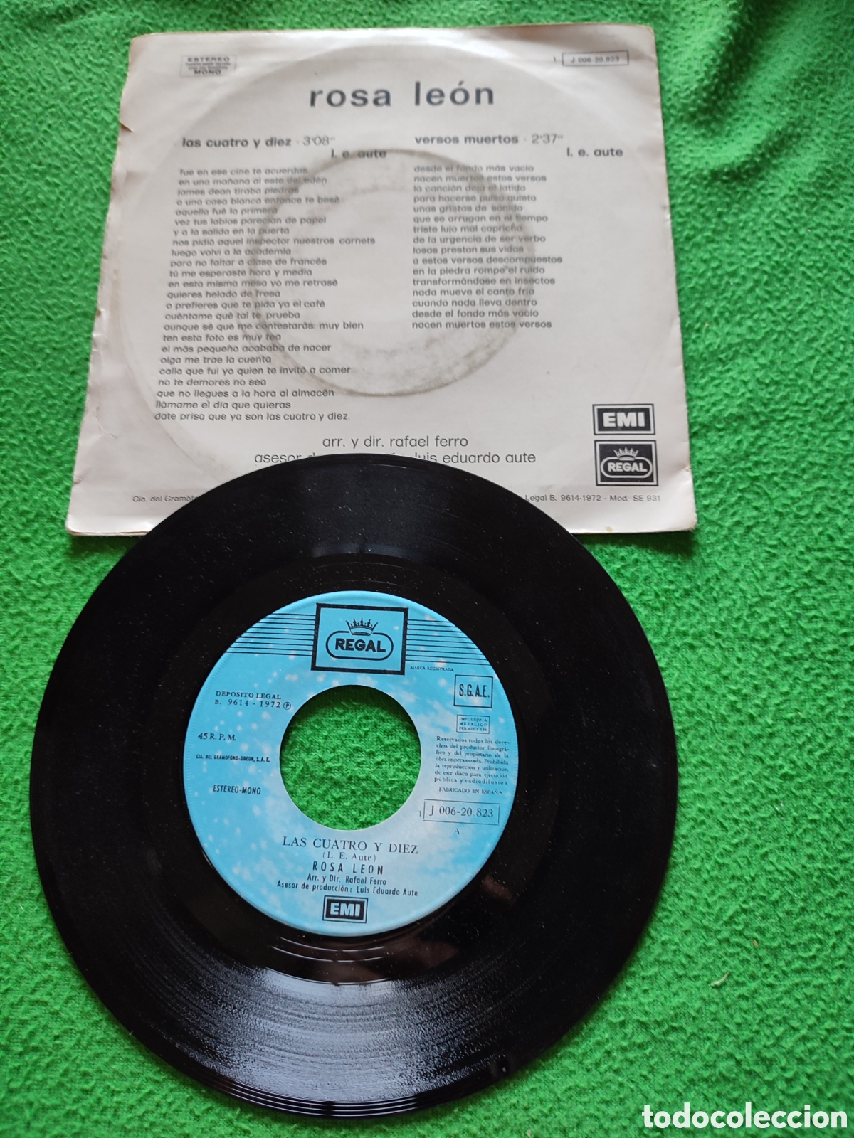 Discos de vinilo: Rosa Le&oacute;n - Las cuatro y diez - Foto 2