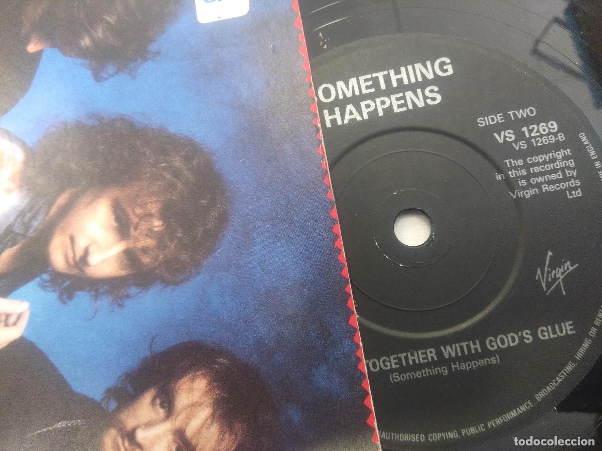 Discos de vinilo: SOMETHING HAPPENS/WHAT NOW/SINGLE. - Foto 2