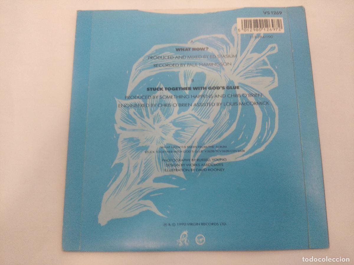 Discos de vinilo: SOMETHING HAPPENS/WHAT NOW/SINGLE. - Foto 3