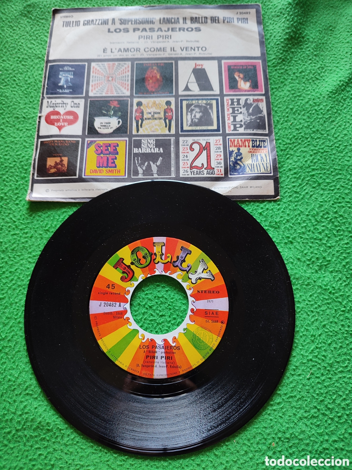 Discos de vinilo: Piri Piri - Los Pasajeros - Foto 2