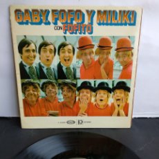 Discos de vinilo: GABY, FOFO Y MILIKI CON FOFITO, SPAIN, MOVIEPLAY, 1974, J.2