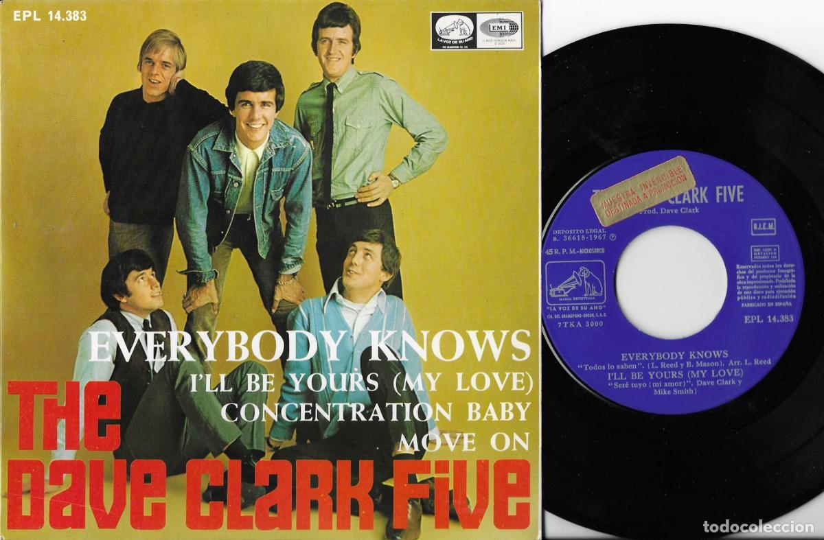 Discos de vinilo: DAVE CLARK FIVE EP EVERYBODY PROMO COMO NUEVO - Foto 1
