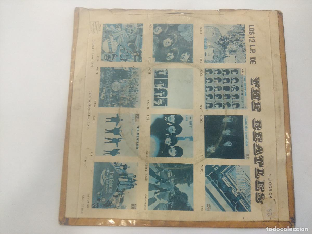 Discos de vinilo: THE BEATLES/LET IT BE/SINGLE. - Foto 3