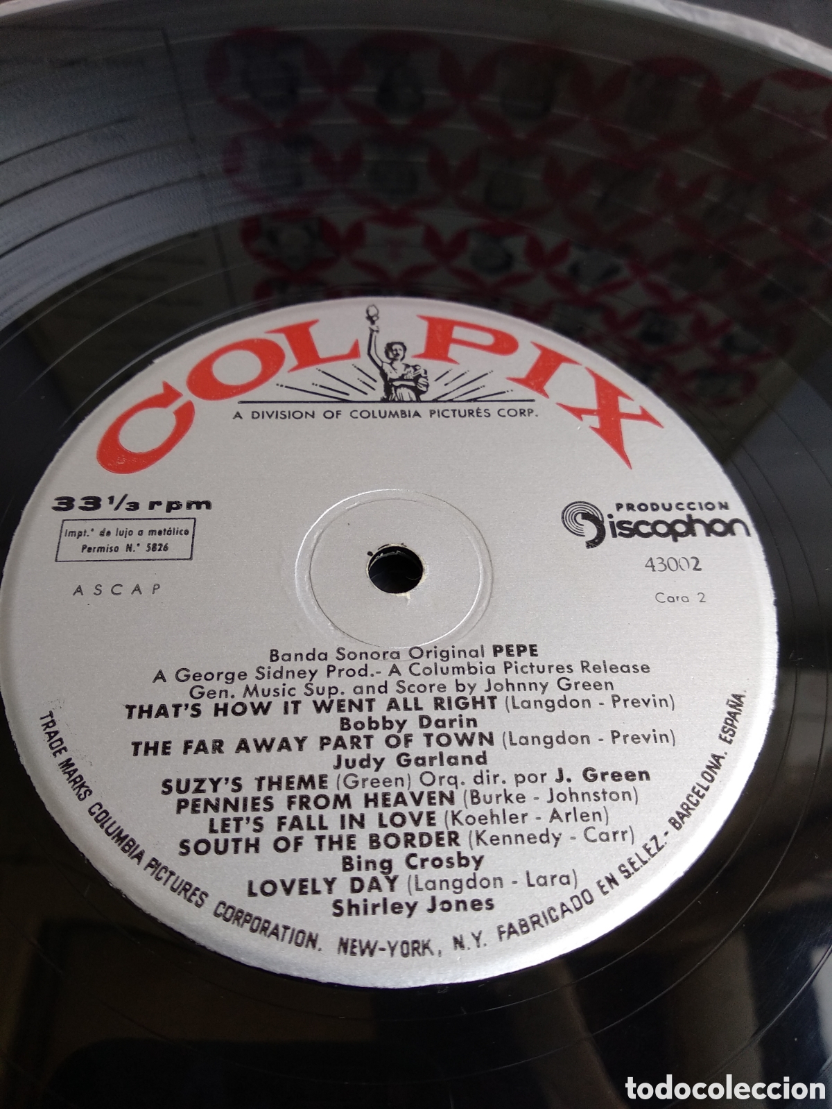 Discos de vinilo: PEPE, SPAIN, COLPIX, 1961, J.4 - Foto 3