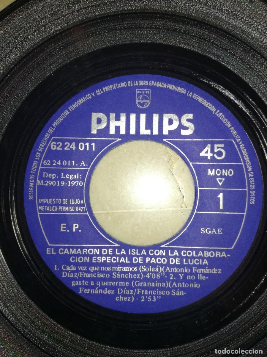 Discos de vinilo: LOTE DE 2 EPS DE CAMARON DE ISLA-ORIGINAL 1970 - Foto 2