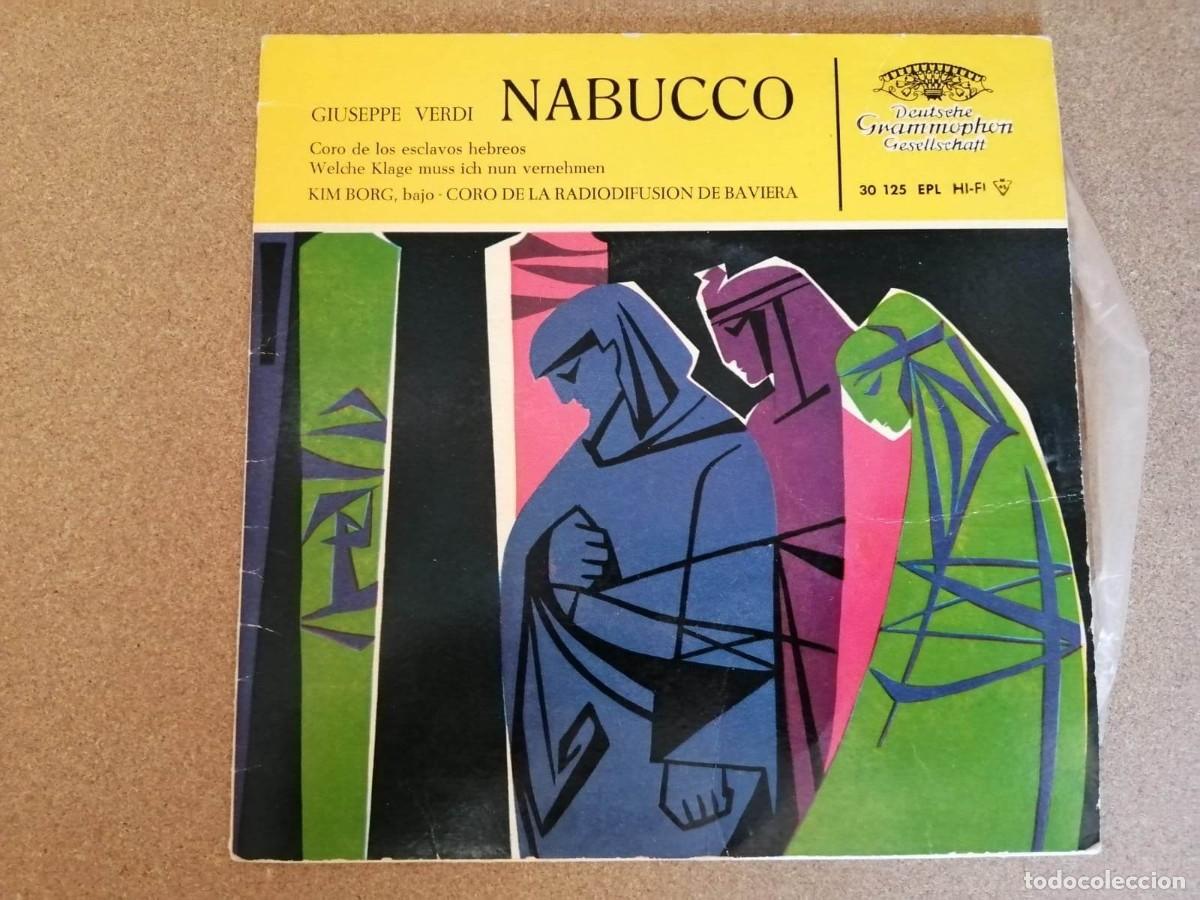 Discos de vinilo: DISCO SINGLE. NABUCCO (VERDI) - Foto 1
